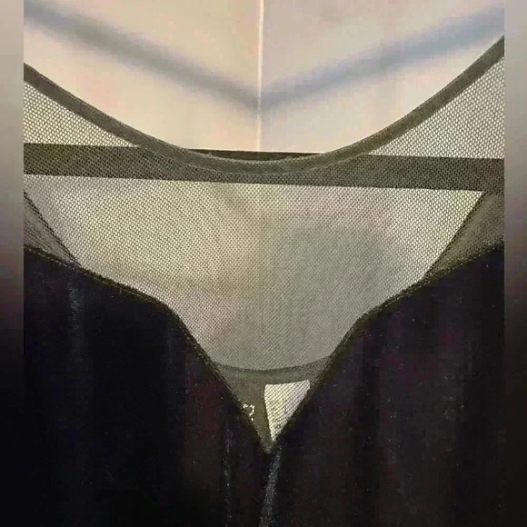 Women’s juniors Divided brand short cocktail dress 3/4 sleeve blue black size 6 - Picture 11 of 14